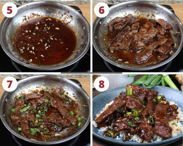 Mongolian Beef For One - One Dish Kitchen