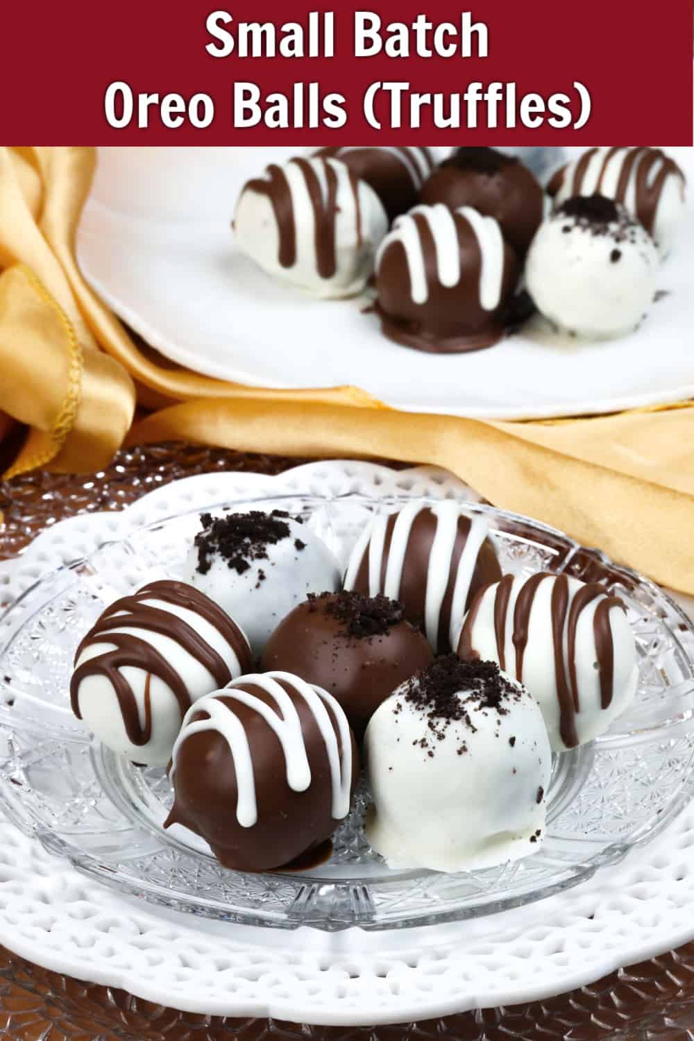 Small Batch Oreo Balls Recipe - One Dish Kitchen