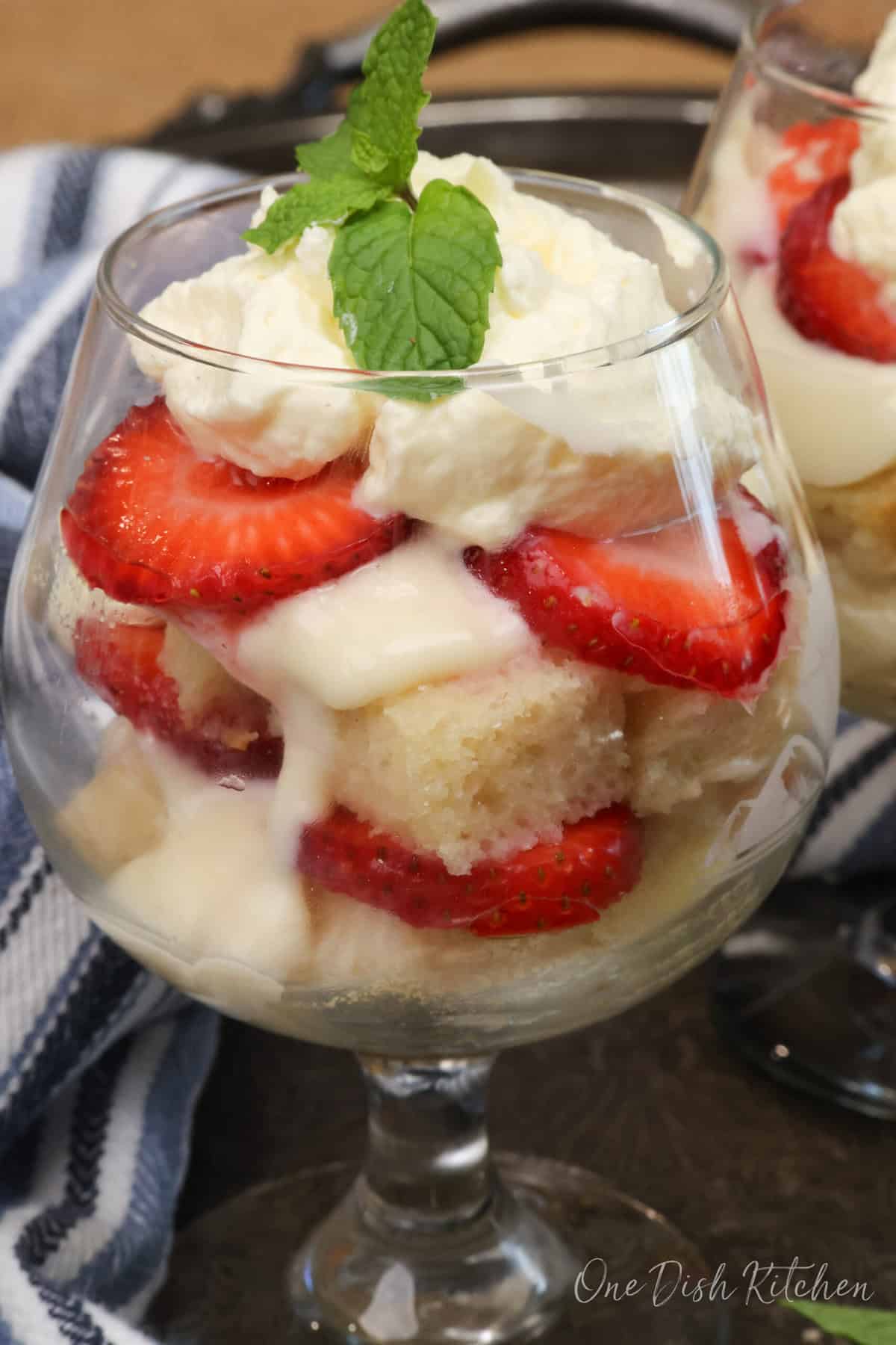 a strawberry trifle.