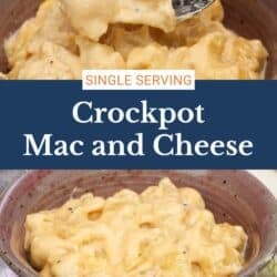 a bowl of mac and cheese.