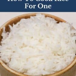 a single serving of basmati rice in a bowl.